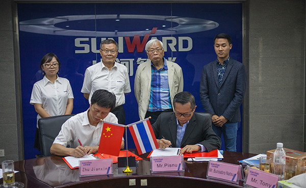 掘金一带一路，皇家国际智能中大挖大批量出口泰国