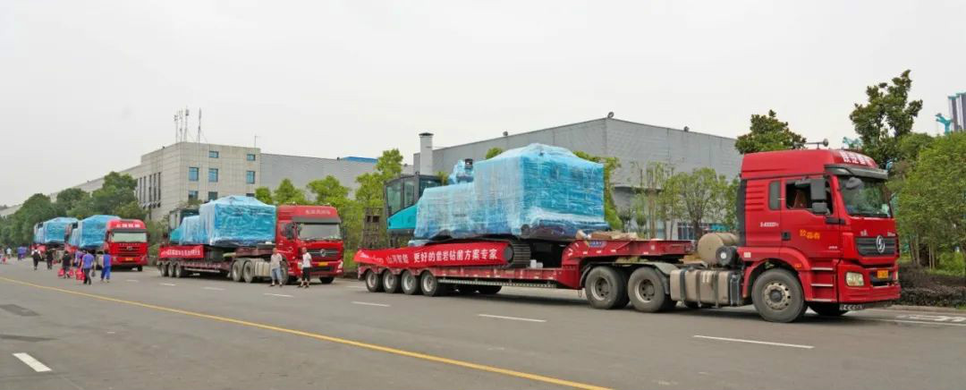 皇家国际智能大孔径凿岩设备批量出口中东