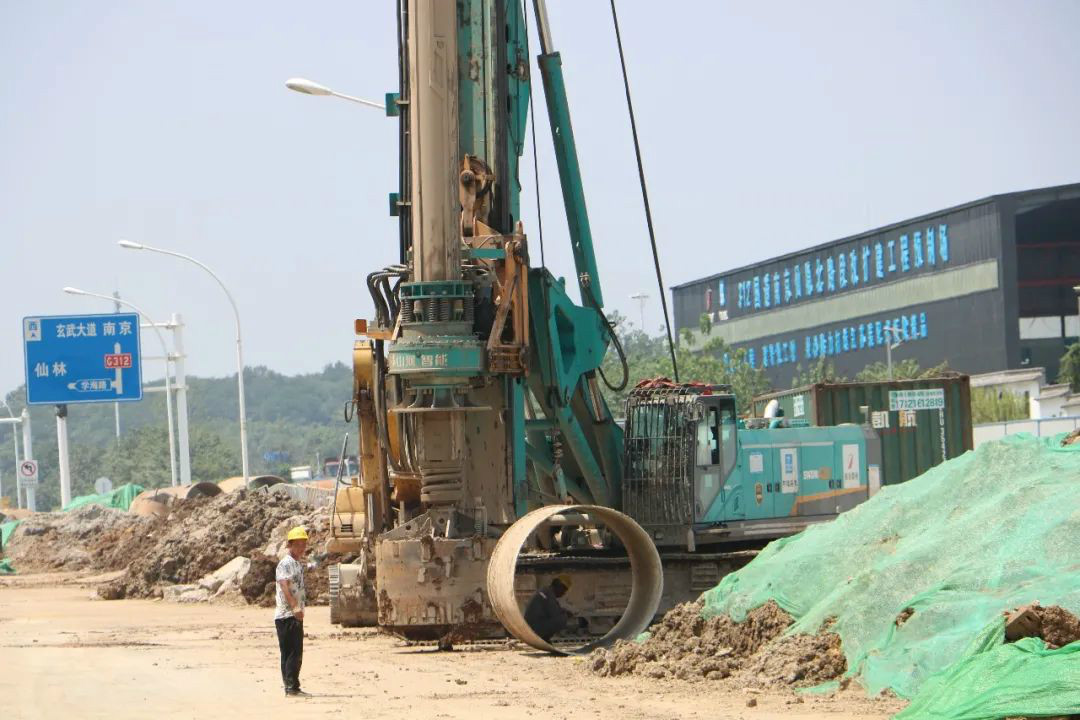 强悍阐发赢青睐！皇家国际智能360H旋挖钻助力南京312国路改扩建