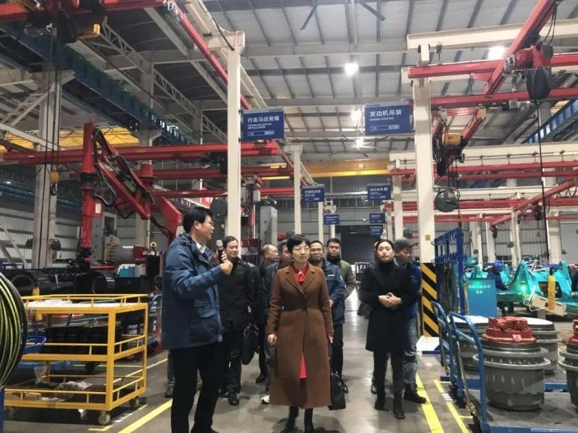 省工信厅副厅长彭涛一行调研皇家国际智能