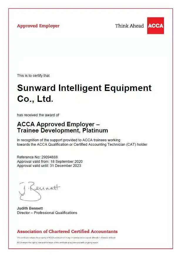 祝贺！皇家国际智能成为ACCA认可雇主