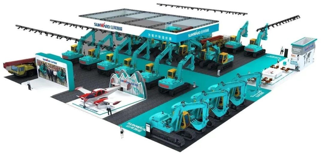 进场布展！2021年长沙国际工程机械展倒计时，皇家国际智能展区亮点提前剧透