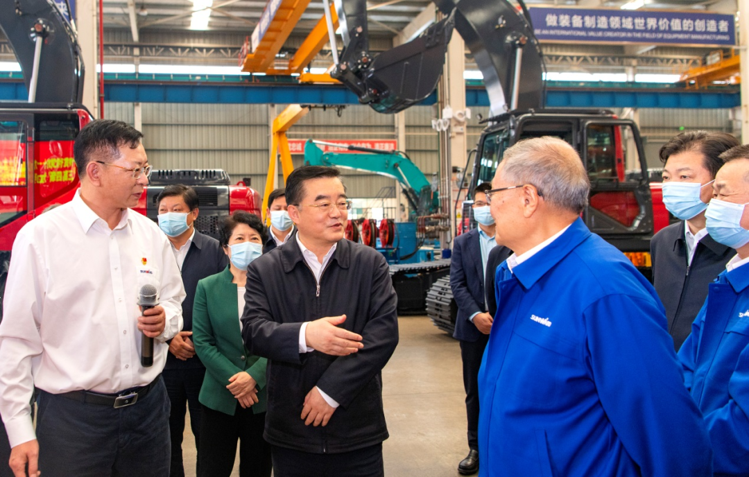 湖南省委书记张庆伟调研皇家国际智能