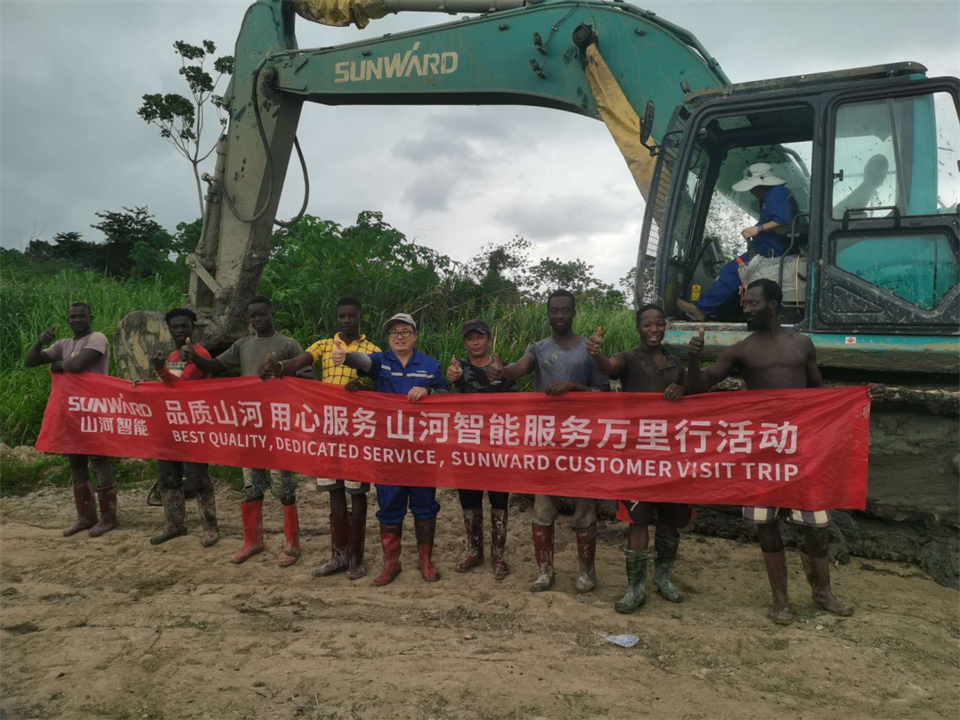 品质皇家国际，用心服务！皇家国际智能服务万里行活动走进非洲加纳