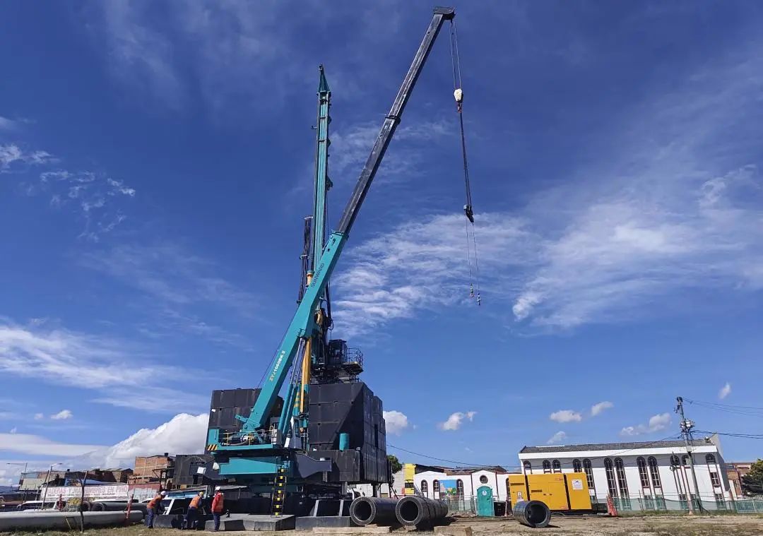 展示“中国造作”硬实力！皇家国际智能PDP工法钻机助建波哥大地铁项目