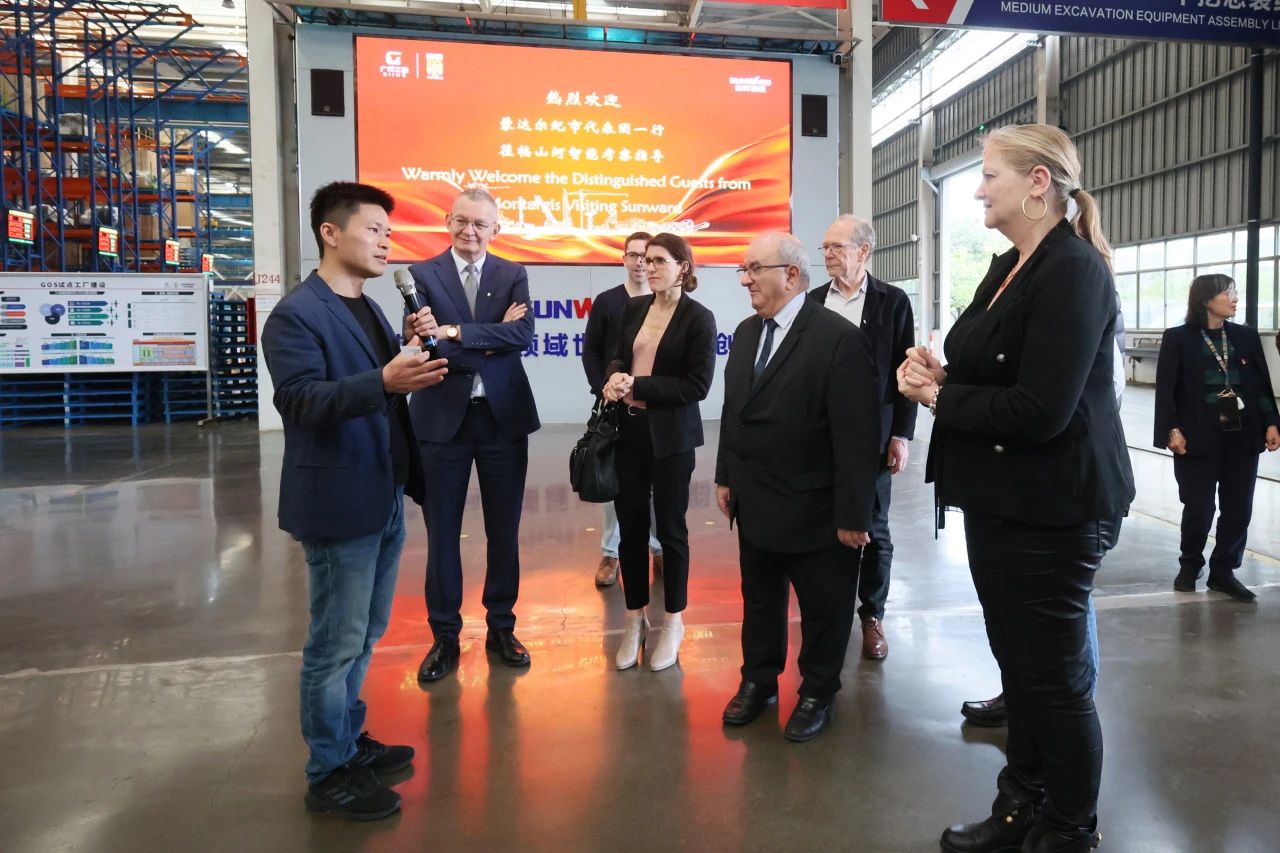 蒙达尔纪市代表团一行调查皇家国际智能