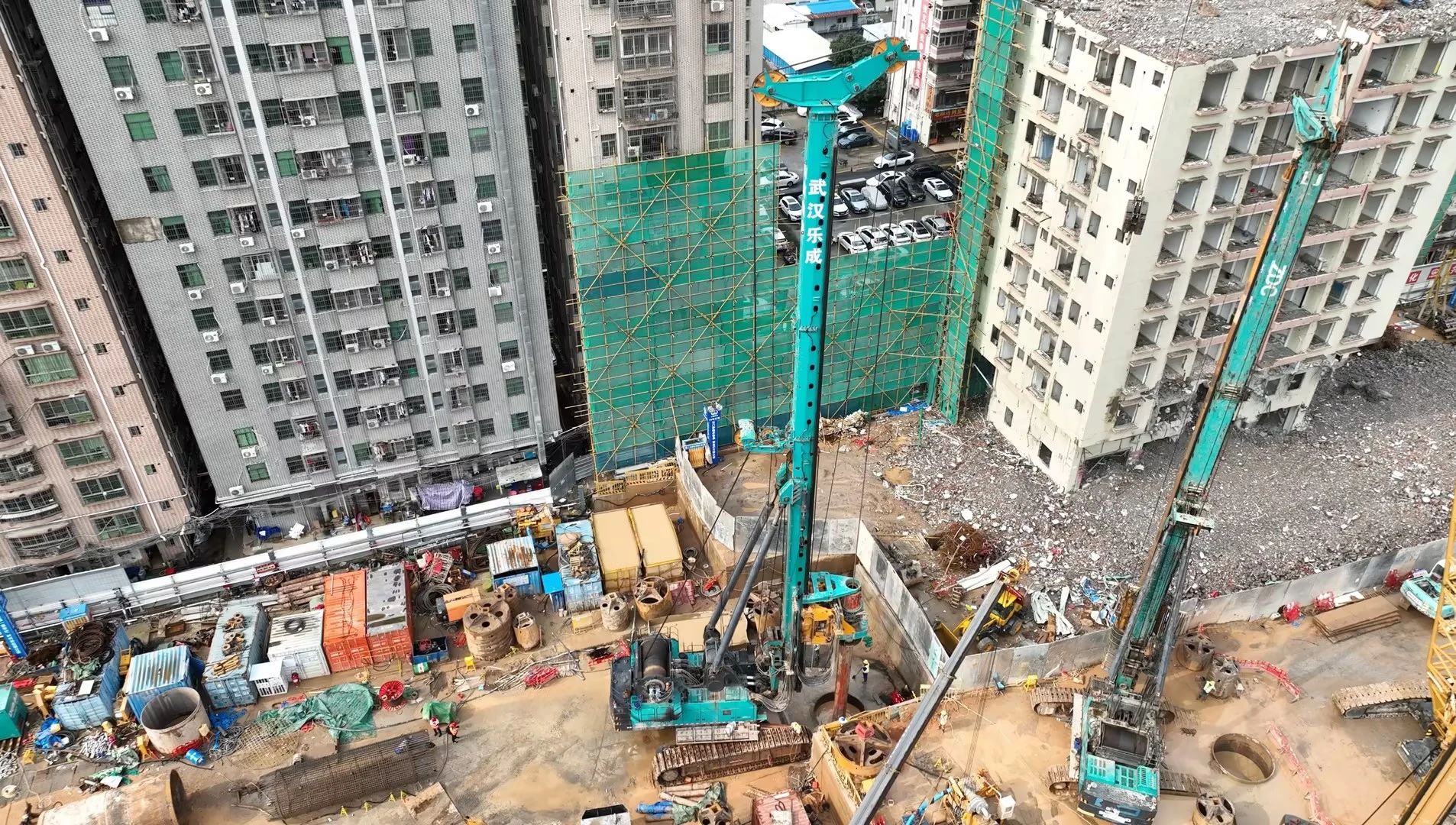 机能凸起，超强助力！皇家国际智能旋挖钻机助力深圳地铁五和站施工