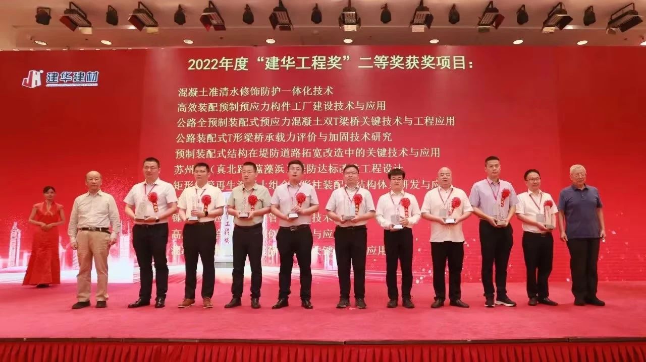 喜讯！皇家国际智能荣获“建华工程奖”二等奖