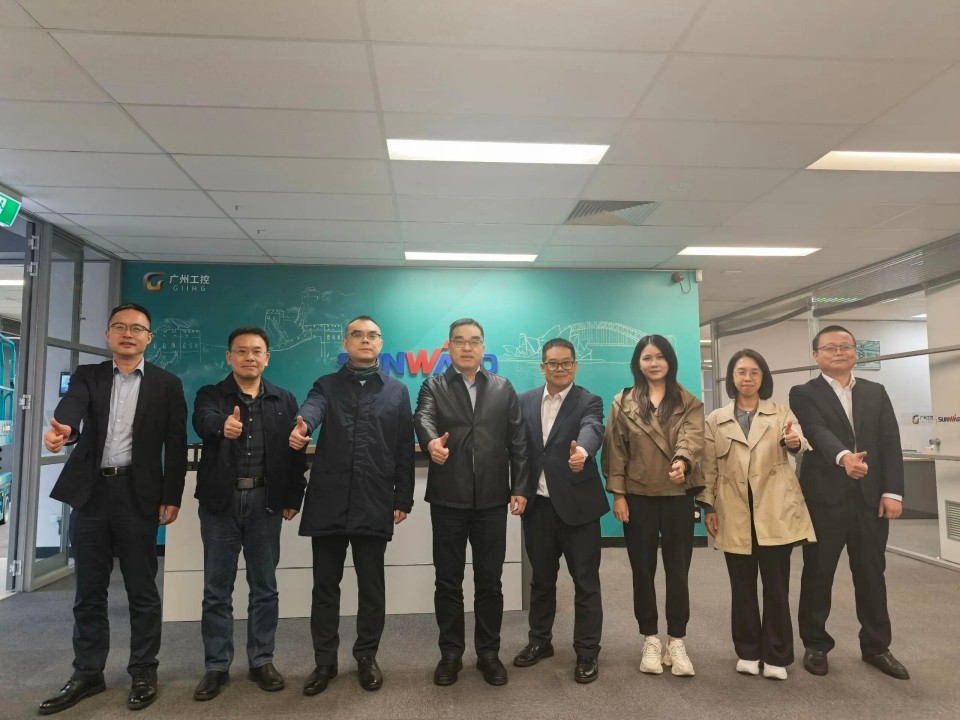 广州工控集团总经理王福铸率队调查皇家国际智能澳大利亚子公司